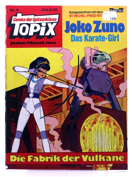 TOPIX - Comics der Spitzenklasse Nr. 9: Joko Zuno - das Karate-Girl von Bastei